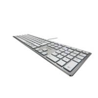 Cherry Bedraad toetsenbord KC 6000 Slim Zilver