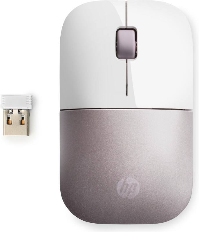 HP Z3700 Muis Draadloos Zonder bluetooth Roze, wit