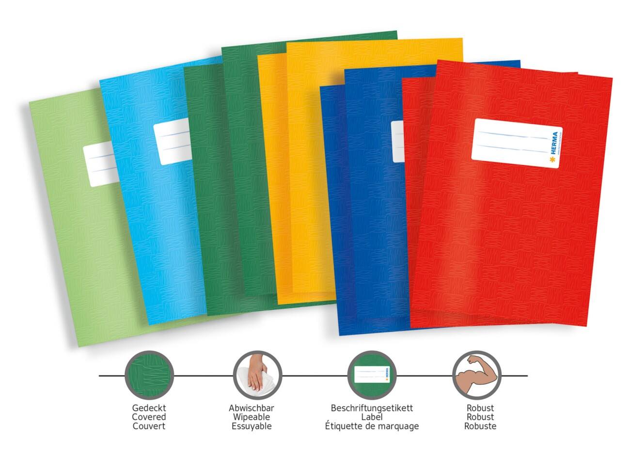 HERMA Schriftomslag Kleurenassortiment 40 x 16 cm 40 Stuks 19996