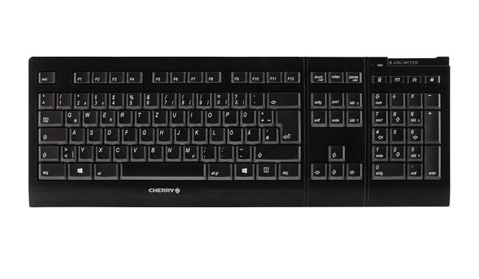 CHERRY Toetsenbord Draadloos QWERTY (VS) Zwart