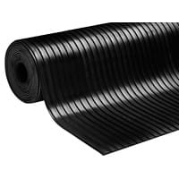 Casa Pura Deurmat Synthetisch rubber Rechthoekig Zwart 100 x 400 cm