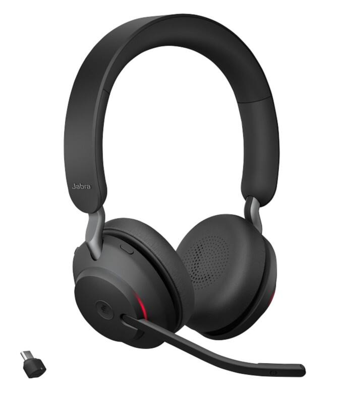 Jabra Evolve2 65 Draadloos Headset Bluetooth Met Bluetooth Met microfoon Stereo Zwart