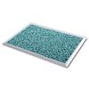 PROFESSIONAL LINE droogloopmat Hygienic Aluminium, Vinyl turquoise 680 x 480 mm