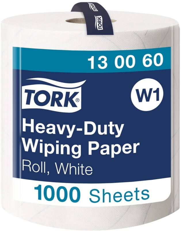 Tork Poetspapier W1 Wit 2-laags 130060 1000 Vellen