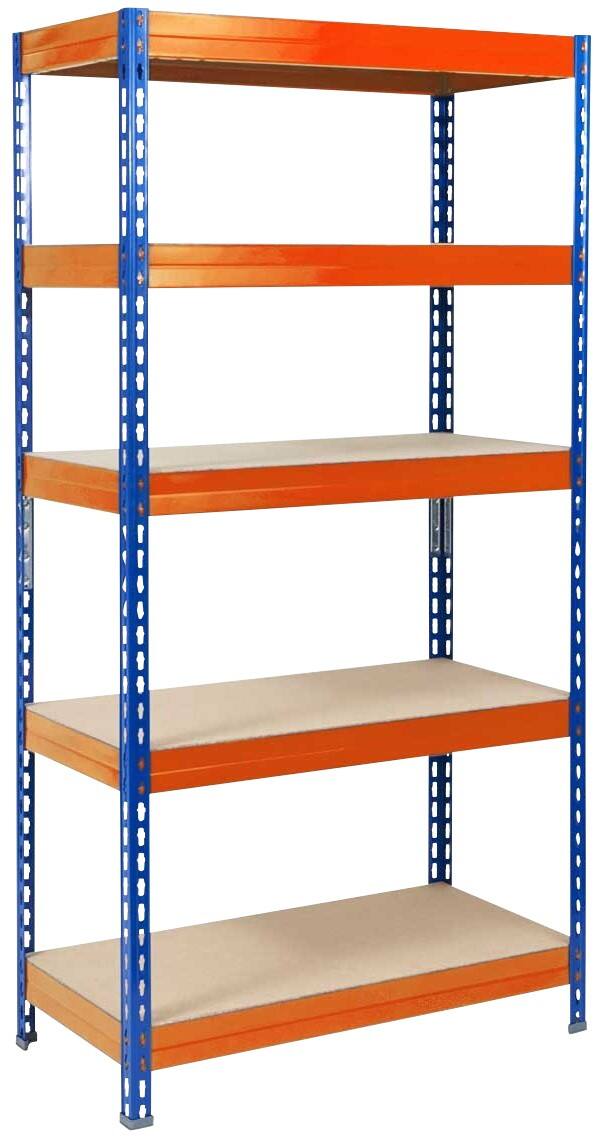 MAMMUT Stellingkast Grizzly Blauw, oranje 1.200 x 450 x 1.800 mm