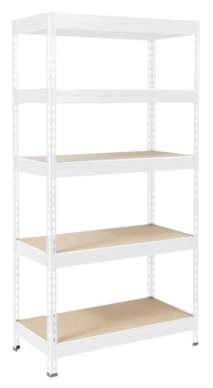 Karat Grizzly Stelling Hout, staal 2,200 x 900 x 600 mm Wit