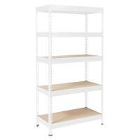 Karat Grizzly Stelling Hout, staal 2,200 x 900 x 600 mm Wit