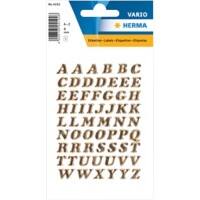 HERMA 4192 Letter A-Z Etiketten 8 mm Goud 10 Pak van 610 Etiketten