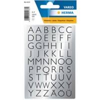 HERMA 4133 Letter A-Z Etiketten 13 x 12 mm Zilver 10 Pak van 2160 Etiketten