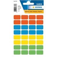 HERMA 3631 multifunctionele etiketten kleurenassortiment 12 x 19 mm 10 pakken à 160 etiketten