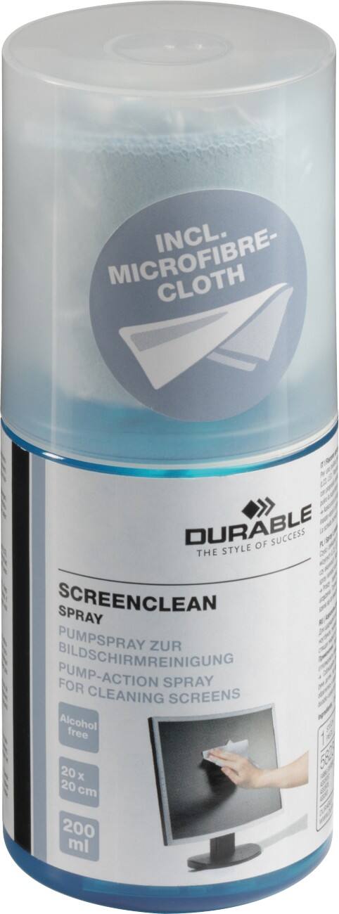 DURABLE Reinigingsset Scherm reinigen