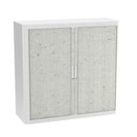 Paperflow Roldeurkast PP (Polypropeen) 2 Planken Afsluitbaar 1.100 x 415 x 1.040 mm Wit
