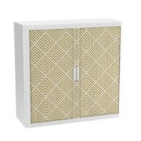 Paperflow Roldeurkast PP (Polypropeen) 2 Planken Afsluitbaar 1.100 x 415 x 1.040 mm Kleurenassortiment