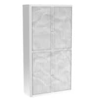 Paperflow Roldeurkast PP (Polypropeen) 4 Planken Afsluitbaar 1.100 x 415 x 2.040 mm Wit
