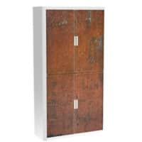 Paperflow Roldeurkast PP (Polypropeen) 4 Planken Afsluitbaar 1.100 x 415 x 2.040 mm Kleurenassortiment