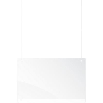 Franken Plafondophangscherm 1000 x 650 mm Plexiglas Transparant