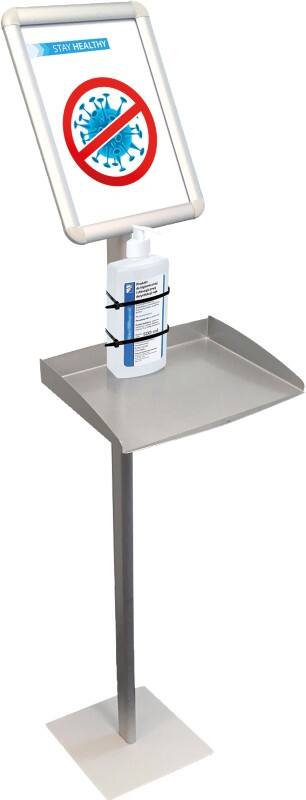 Franken Displaystandaard A4 Aluminium Zilver BS0911