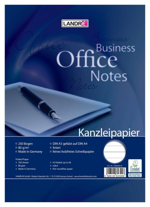 LANDRÉ Office A3 Papier Wit 80 g/m² 250 Vellen