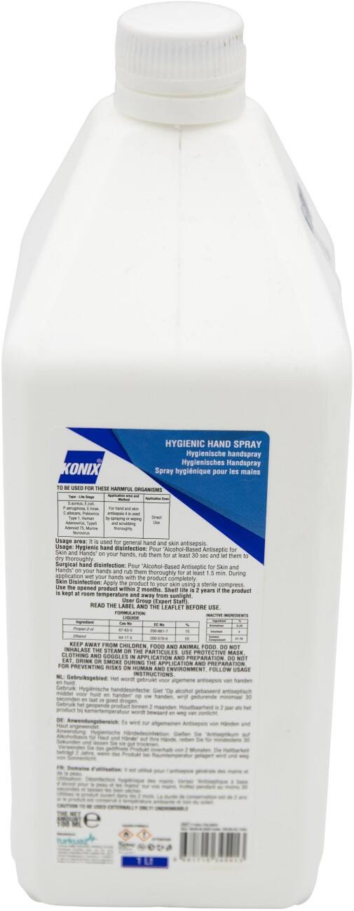 KONIX Antibacteriële vloeistof Transparant 1L