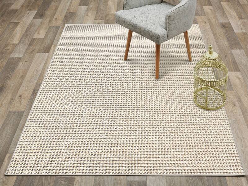 FLOORDIREKT STEP Grandeur Vloerkleed PP (Polypropeen) Beige 66 x 100 cm