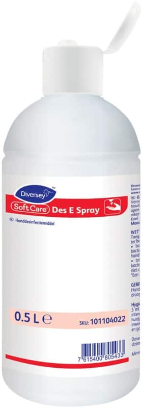 Soft Care Desinfecterende handgel Des E 500 ml