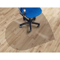 FLOORDIREKT PRO Stoelmat PC (polycarbonaat) Transparant 114 x 138 cm