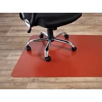 FLOORDIREKT PRO Stoelmat PP (Polypropeen) Rood 114 x 150 cm