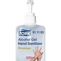 Tork Desinfectiegel voor de handen - 511103 - Desinfectiemiddel voor de handen in vrijstaande pompdispenser - Premium kwaliteit 12 x 500 ml