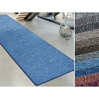 Casa Pura London Vloerkleed Actionback, PP (Polypropeen) Rechthoekig Blauw 67 x 150 cm