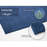 Casa Pura Color wonder PER Kunstgrastapijt PP (Polypropeen) Blauw 200 x 400 cm