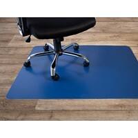 FLOORDIREKT PRO Stoelmat voor harde vloeren Polypropyleen Donkerblauw 120 x 150 cm