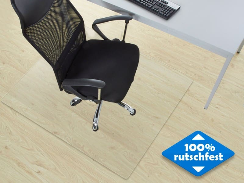 FLOORDIREKT PRO Neo Stoelmat voor harde vloeren Antislip Vinyl 90 x 120 cm
