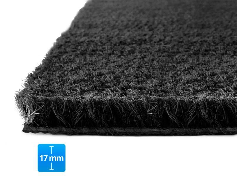 PALMERAS Coconut Droogloopmat 17 mm Zwart 600 x 400 mm