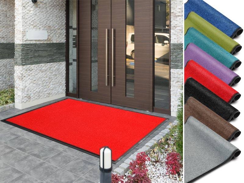 Sky Droogloopmat Monochrome High-Twist nylon, polyamide Rood 4000 x 2000 mm