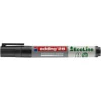 edding EcoLine Nee Whiteboard marker Zwart Medium Ronde punt