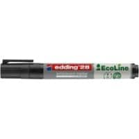 Edding EcoLine Whiteboardmarker Medium Rond Zwart