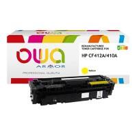 OWA 410A Compatibel HP Tonercartridge CF412A Geel