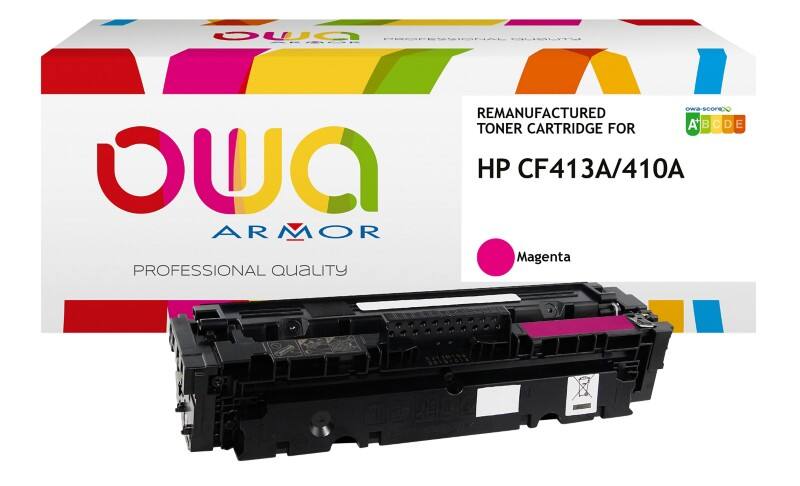 OWA 410A Compatibel HP Tonercartridge CF413A Magenta