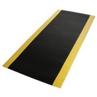 etm Softer-Work-Mat Antivermoeidheidsmat Vinyl Geel, zwart 150 x 90 cm