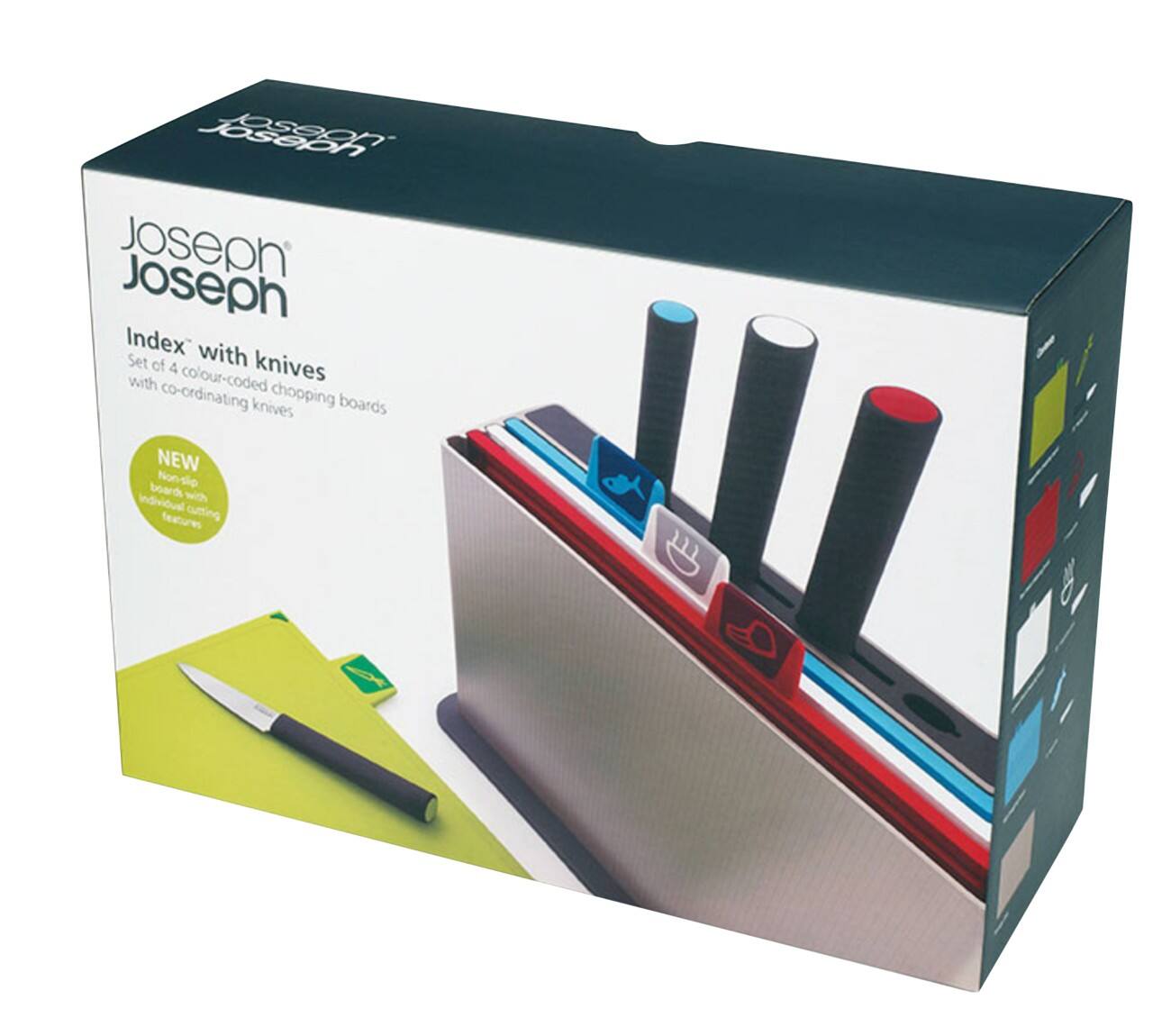 Joseph Joseph Snijplanken Index Kleurenassortiment 4 Stuks