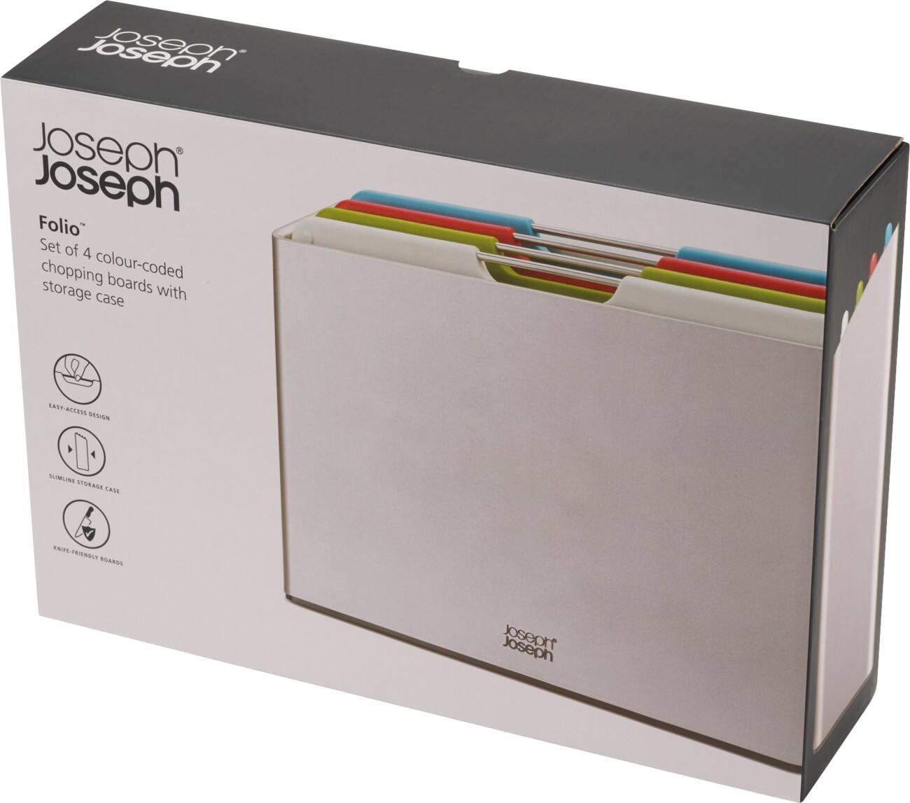 Joseph Joseph Snijplanken Folio Kleurenassortiment 4 Stuks