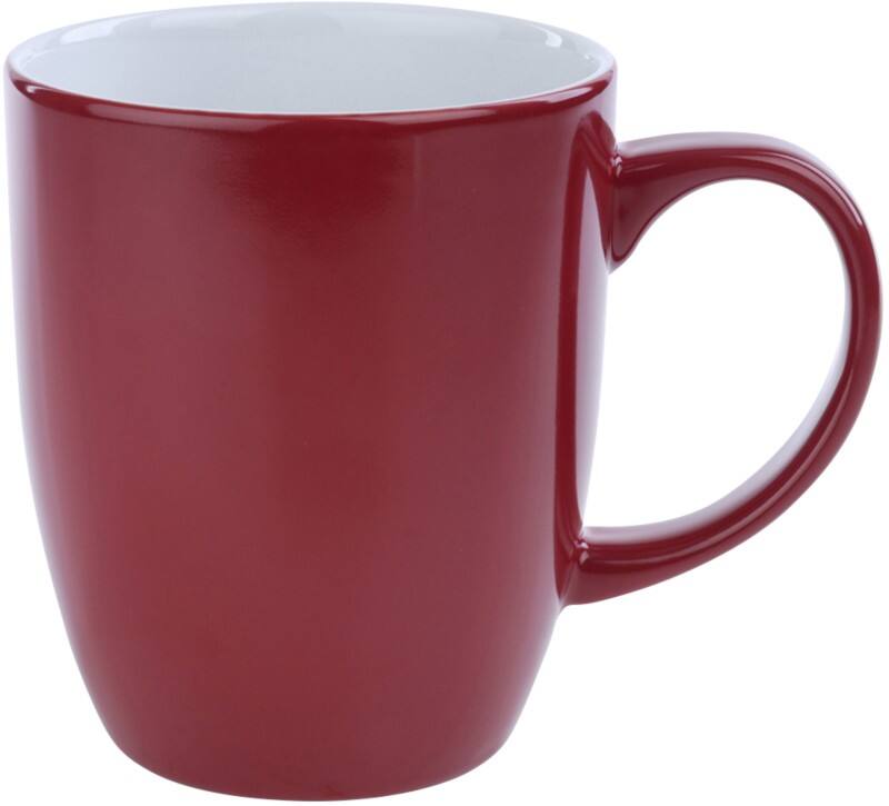 Nova Nordika Bern Koffiemok Porselein 250 ml Rood, wit 24 Stuks