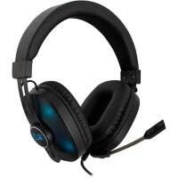 ewent Gaming RGB Headset Play PL3321 Over het hoofd USB en 2 x 3,5 Aansluitingen met Microfoon Zwart