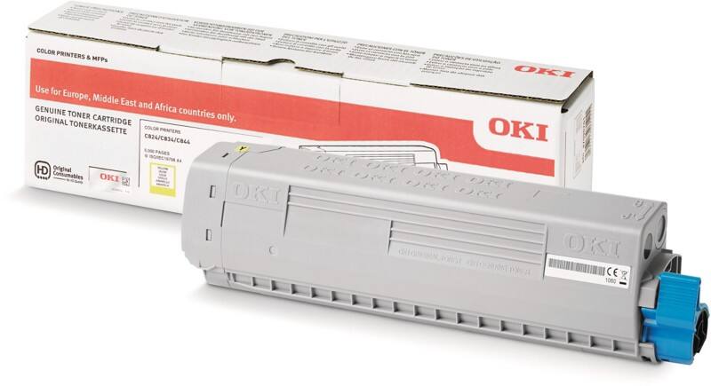 OKI Tonercartridge Origineel 47095701 Geel