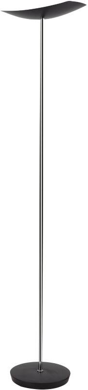 Vloerlamp Alba 30 W dimmer Zwart Chroom