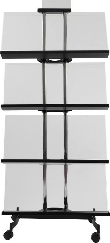 Alba PUR M A4 Folderhouder Zilver, zwart DDPURM 728 (B) x 324 (D) x 1,654 (H) mm