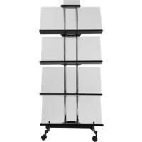 Alba PUR M A4 Folderhouder Zilver, zwart DDPURM 728 (B) x 324 (D) x 1.654 (H) mm