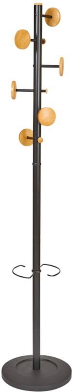 Kapstok ALBA Music 6 Haakjes Hout Zwart