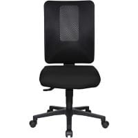 TOPSTAR Bureaustoel Synchroonmechanisme Mesh Optionele armleuning Zwart OPEN X N Zwart