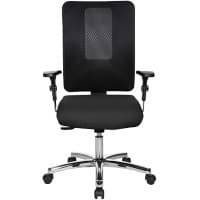TOPSTAR Bureaustoel Synchroonmechanisme Mesh In hoogte verstelbare armleuning Hoogteverstelbare zitting Zwart 110 kg OPEN X N Deluxe